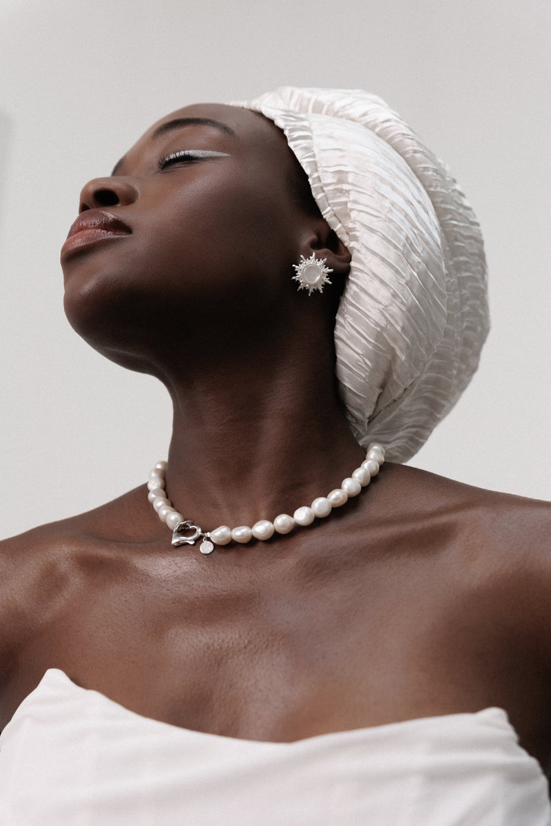 Earrings "Matahari" silver