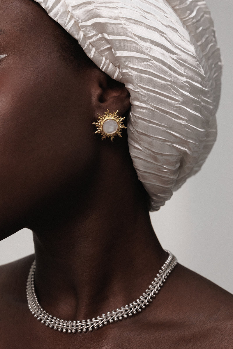 Earrings "Matahari" gold