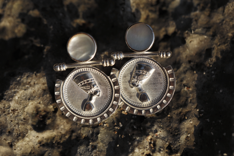Earrings "Nefertiti" silver