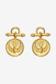Earrings "Scarab" gold