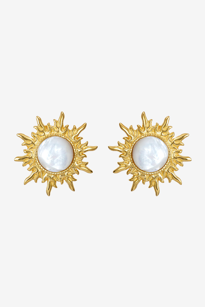 Earrings "Matahari" gold
