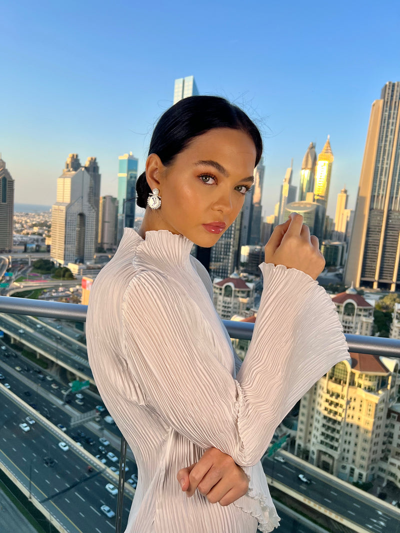 Earrings "Nefertiti" silver