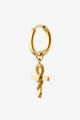 Earrings "ANKH" gold