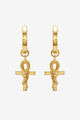 Earrings "ANKH" gold