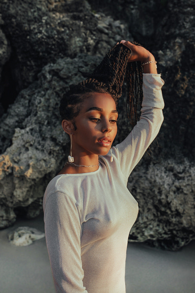 Earrings "Deep Ocean"